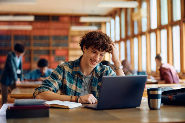 Smiling student